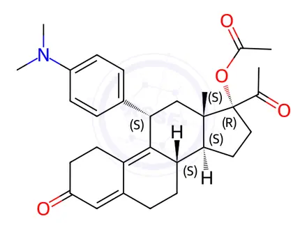 Chemical structure of Ulipristal Impurity 26