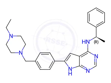 Chemical structure of AEE 788