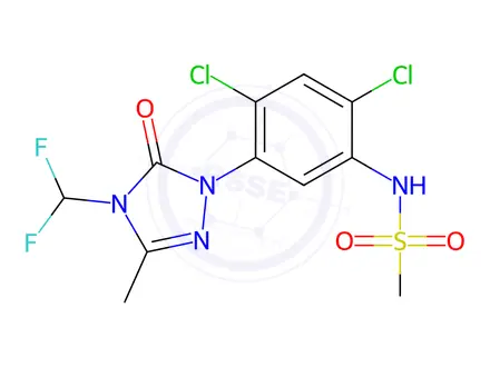 Chemical structure of Sulfentrazone