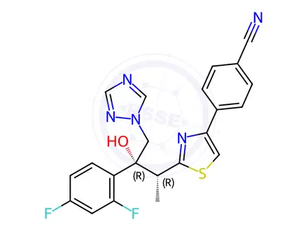 Chemical structure of Ravuconazole