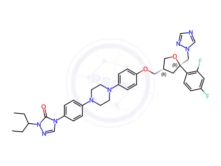 Chemical structure of Posaconazole Impurity 1