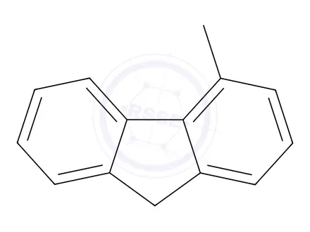 Chemical structure of 4-Methylfluorene