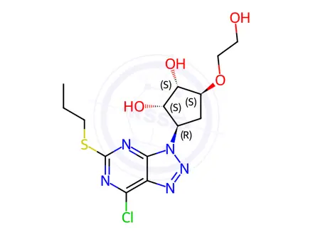 Chemical structure of Ticagrelor Impurity 528