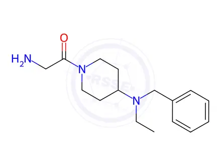 Chemical structure of 2-Amino-1-(4-(benzyl(ethyl)amino)piperidin-1-yl)ethanone