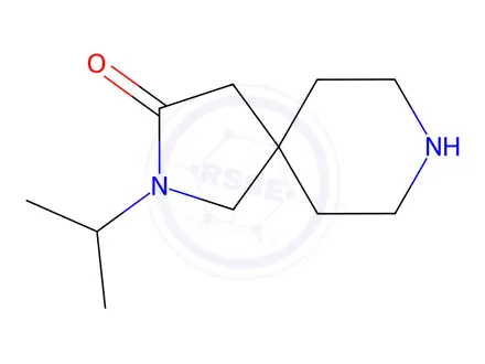 Chemical structure of 2-Isopropyl-2,8-diazaspiro[4.5]decan-3-one