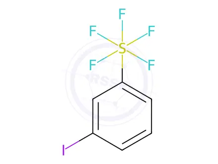 Chemical structure of 3-Iodophenylsulfur Pentafluoride