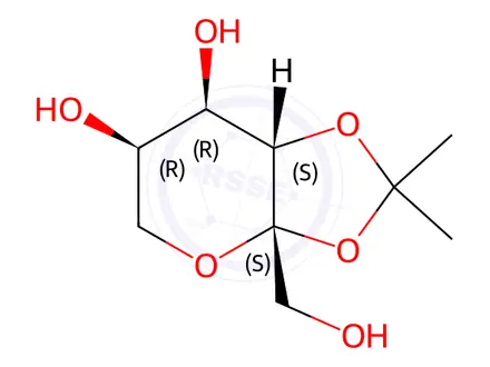 Chemical structure of Topiramate Impurity 13
