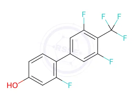 Chemical structure of 2-Fluoro-4-hydroxy-3',5'-difluoro-4'-(trifluoroMethyl)biphenyl