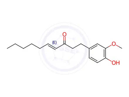 Chemical structure of trans-6-Shogaol