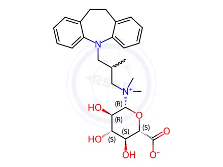Chemical structure of Trimipramine N-Glucuronide