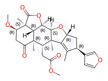 Chemical structure of Nimbolide Impurity 2