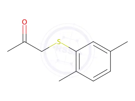 Chemical structure of 1-((2,5-Dimethylphenyl)thio)propan-2-one