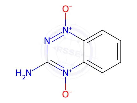 Chemical structure of Tirapazamine