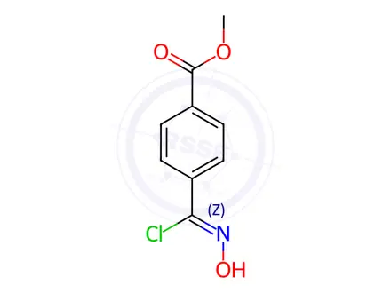 Chemical structure of Methyl 4-(chloro(hydroxyimino)methyl)benzoate