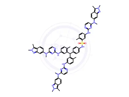 Chemical structure of Pazopanib Impurity 28