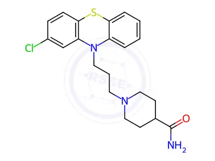 Chemical structure of Pipamazine