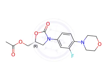 Chemical structure of Linezolid Impurity 10