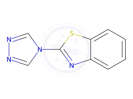 Chemical structure of Benzothiazole, 2-(4H-1,2,4-triazol-4-yl)-(9CI)