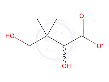 Chemical structure of Calcium pantothenate Impurity 10(Sodium salt)