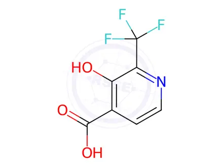 Chemical structure of 3-Hydroxy-2-(trifluoromethyl)isonicotinic acid