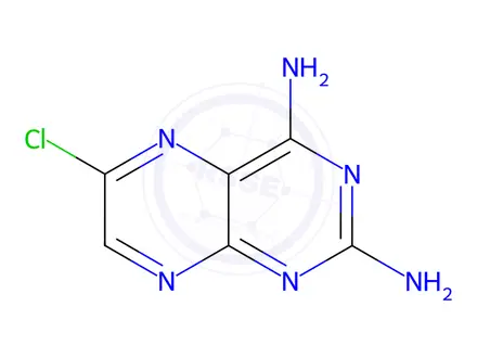 Chemical structure of 2,4-Diamino-6-chloropteridine