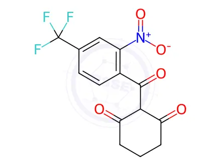 Chemical structure of Nitisinone