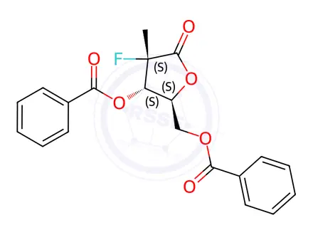 Chemical structure of sofosbuvir impurity 2