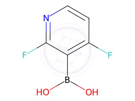 Chemical structure of Boronic acid, B-(2,4-difluoro-3-pyridinyl)-