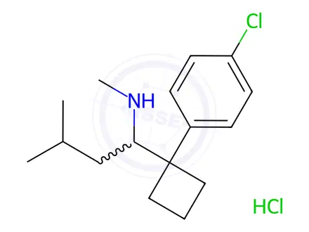 Chemical structure of N-Desmethylsibutramine hydrochloride