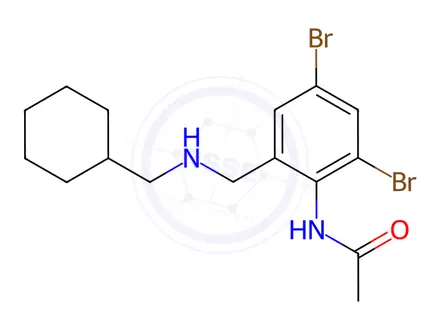 Chemical structure of Bromhexine Impurity 33
