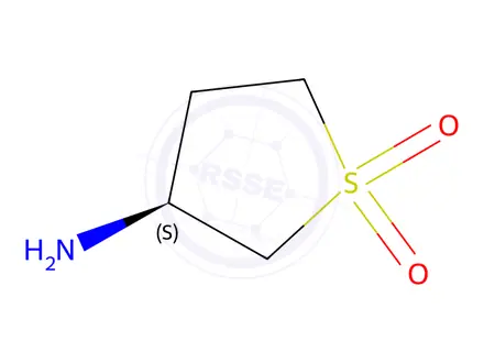 Chemical structure of (R)-3-aminotetrahydrothiophene 1,1-dioxide