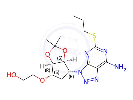 Chemical structure of Ticagrelor Impurity 22