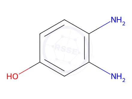 Chemical structure of 3,4-Diaminophenol dihydrochloride