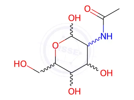 Chemical structure of ManNAc