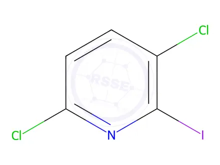 Chemical structure of 3,6-Dichloro-2-iodopyridine
