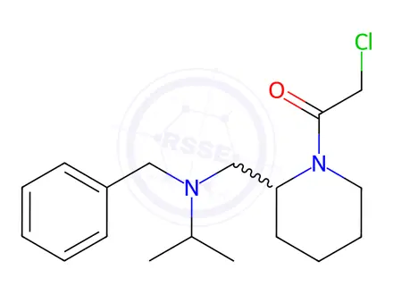 Chemical structure of 1-(2-((Benzyl(isopropyl)amino)methyl)piperidin-1-yl)-2-chloroethanone