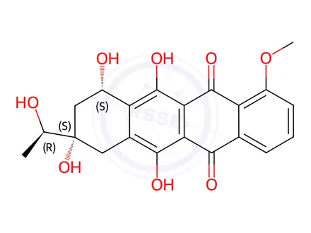 Chemical structure of Daunorubicin Hydrochloride Impurity 23