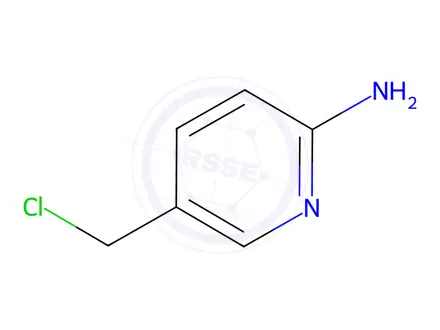 Chemical structure of 5-(Chloromethyl)pyridin-2-amine hydrochloride