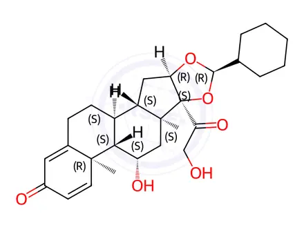 Chemical structure of Ciclesonide EP Impurity B