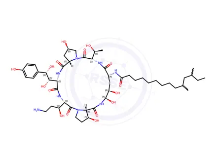 Chemical structure of Caspofungin Impurity E