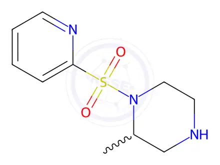 Chemical structure of 2-Methyl-1-(pyridine-2-sulfonyl)-piperazine hydrochloride