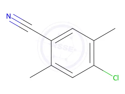 Chemical structure of 4-Chloro-2,5-dimethylbenzonitrile