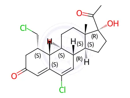 Chemical structure of Cyproterone Acetate Impurity 4