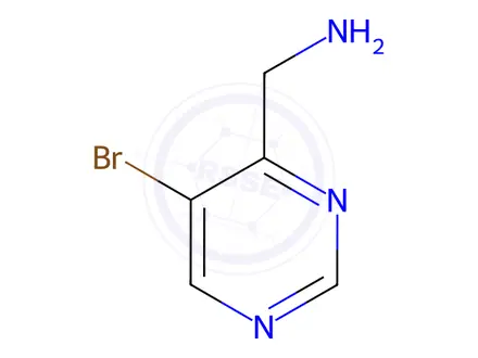 Chemical structure of (5-Bromopyrimidin-4-yl)methanamine