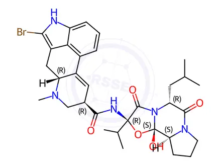Chemical structure of Bromocriptine Mesilate Impurity 24