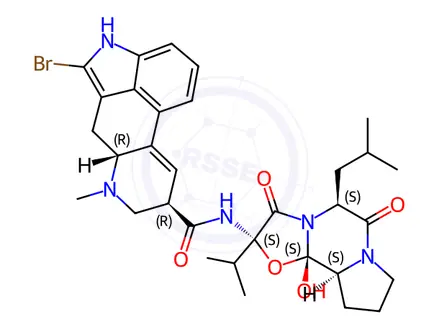 Chemical structure of Bromocriptine EP Impurity F