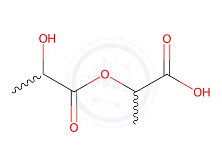 Chemical structure of Lactic Acid Impurity