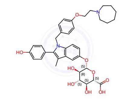 Chemical structure of Bazedoxifene Impurity 6