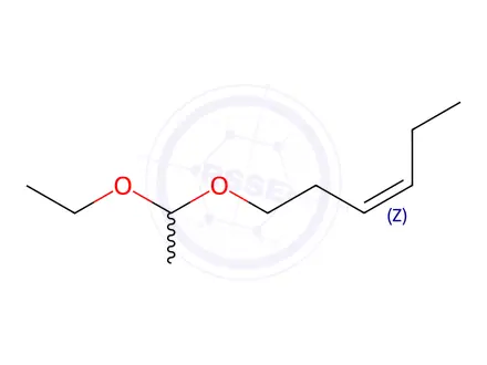 Chemical structure of ACETALDEHYDE ETHYL CIS-3-HEXENYL ACETAL