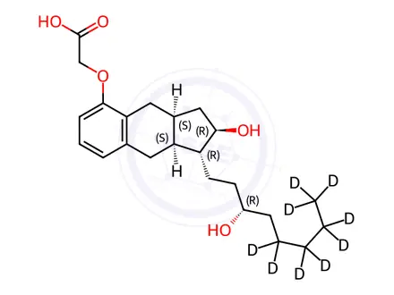 Chemical structure of Treprostinil D9